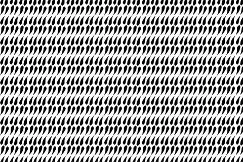 Hand drawn ink seamless pattern Stock Illustration