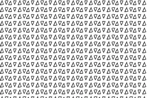 Hand drawn ink seamless pattern Stock Illustration