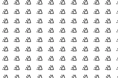 Hand drawn ink seamless pattern Stock Illustration