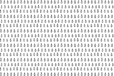 Hand drawn ink seamless pattern Illustrazione stock