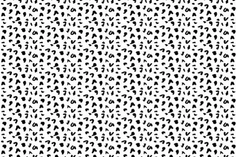 Hand drawn ink seamless pattern Stock Illustration