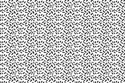Hand drawn ink seamless pattern Stock Illustration