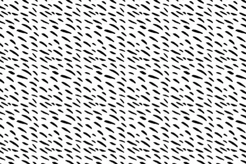 Hand drawn ink seamless pattern Illustrazione stock