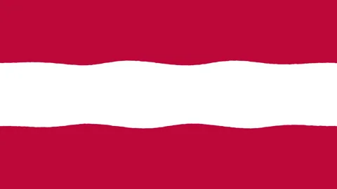 Hand Drawn Latvia Flag Wavy Motion Background with Seamless Ripple Distortion Stock Footage 203998793