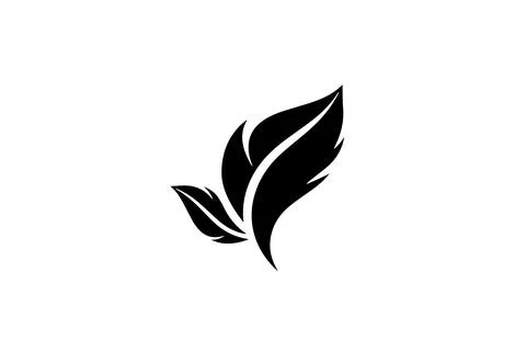 Hand-Drawn Leaf Vector Illustration: Various Tree Leaves Icon Logotype Design. 스톡 일러스트