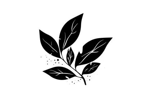 Hand-Drawn Leaf Vector Illustration: Various Tree Leaves Icon Logotype Design. Stock Illustration