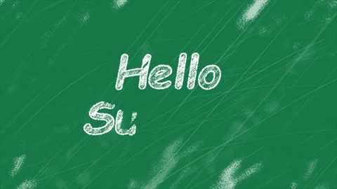 Hand Drawn learning symbol chalk texture on school Chalkboard Stock Footage 303546179
