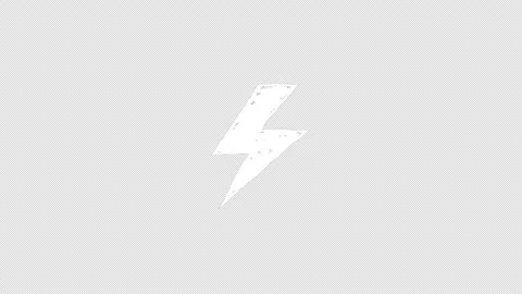Hand Drawn Lightning Bolt Doodle Animation on Transparent Background 스톡 동영상 340375159