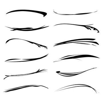 Hand drawn line element Stock Illustration
