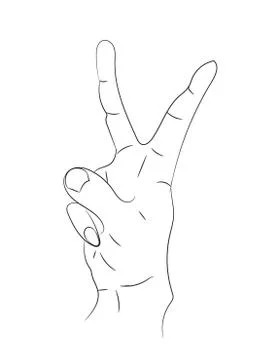 Hand drawn lines, Illustrazione stock