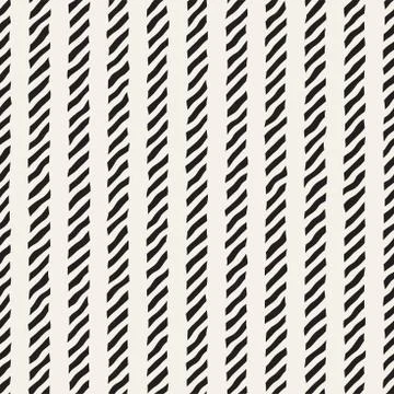 Hand drawn lines seamless pattern. Abstract geometric tiling background Stock Illustration