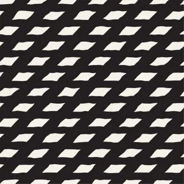 Hand drawn lines seamless pattern. Abstract geometric tiling background Stock Illustration