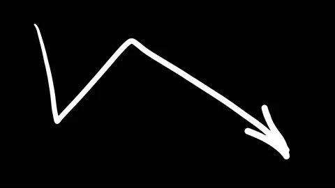 Hand drawn lines set Stock Footage 232477990