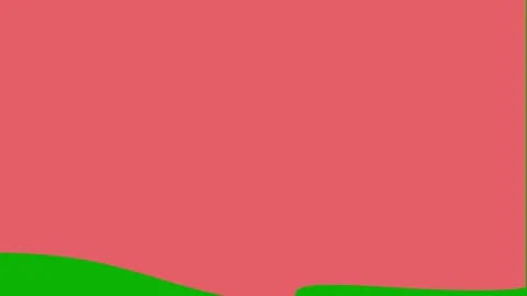 Hand Drawn Liquid Animation Green Screen | Fluid Water Effect Stock Footage 315170598