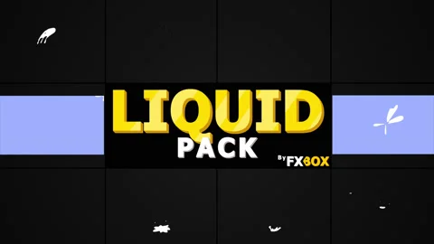 Hand Drawn Liquid Elements And Transitions Pack Stock Footage 130919401