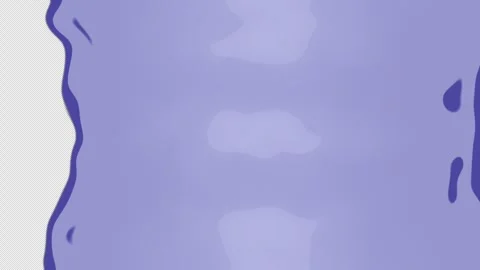 Hand Drawn Liquid Fluid Transition on Alpha Channel, Looped 库存影片 317755415