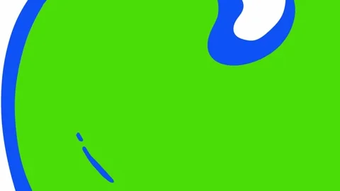 Hand Drawn Liquid Transition Green Screen | Liquid  Motion Overlay | Transitions Video stock 327295085