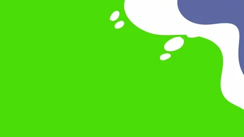 Hand Drawn Liquid Transition Green Screen | Liquid  Motion Overlay | Transitions Video stock 327295086
