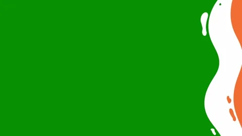 Hand Drawn Liquid Transition Green Screen | Liquid  Motion Overlay | Transitions Stock Footage 327295087