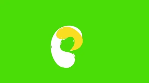 Hand Drawn Liquid Transition Green Screen | Liquid  Motion Overlay | Transitions Video stock 327295107