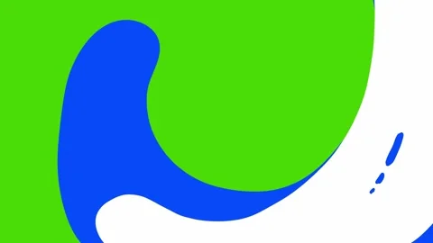 Hand Drawn Liquid Transition Green Screen | Liquid  Motion Overlay | Transitions Video stock 327295127
