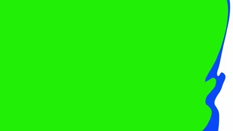 Hand Drawn Liquid Transition Green Screen | Liquid  Motion Overlay | Transitions Video stock 327295188