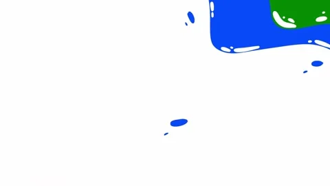 Hand Drawn Liquid Transition Green Screen | Liquid  Motion Overlay | Transitions Video stock 327295193