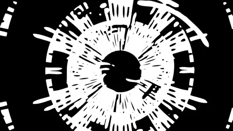 Hand Drawn Liquid Transitions motion graphics features 4K resolution Stock Footage 245973620