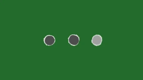 Hand-Drawn Loading Dots Ellipsis Animation | Minimalist 2D Hand-Drawn Waiting Видео 332353639