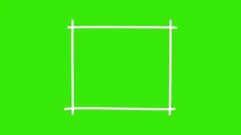 Hand-drawn LOOP Animation Elements on green screen Stock Footage 301168686
