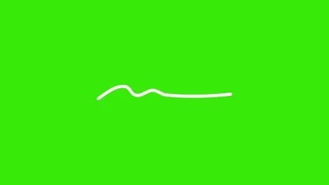 Hand-drawn LOOP Animation Elements on green screen Stock Footage 301168696
