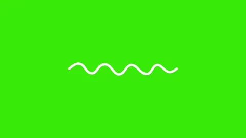 Hand-drawn LOOP Animation Elements on green screen Stock Footage 301168712