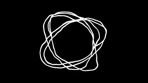 Hand-drawn LOOP Animation Elements Stock Footage 312437790