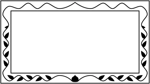 Hand drawn minimalist leaf border animation with elegant floral vines. 動画素材 337951259