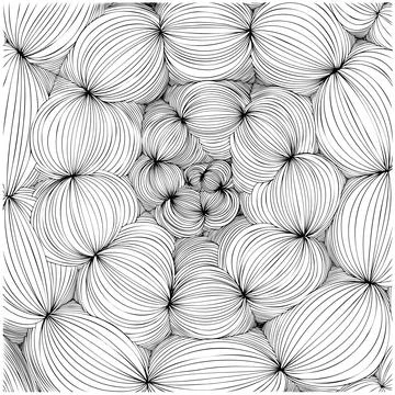 Hand drawn monochrome pen scribble texture Stock Illustration