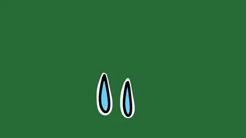 Hand-Drawn Moon and Cloud Animation | Night Weather 2D Hand-Drawn Motion Graphic Vídeo Stock 332127403