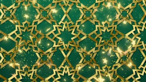 Hand Drawn Mosque Islamic Doodle Seamless Pattern for Ramadan Background Vidéo 329537075