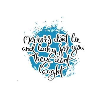 Hand drawn motivation quote. Creative vector typography concept for design an Stock Illustration