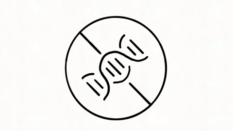 Hand Drawn Non GMO Icon Animation Stock Footage 338000157
