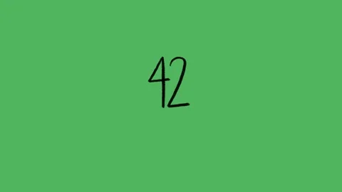 Hand-Drawn Numeric Counter Animation (1-100) on Green Screen | Doodle Score Tall Video stock 318317510