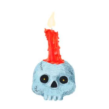 Hand drawn old witch hat isolated on white background. Pencil drawing.  Stock Illustration