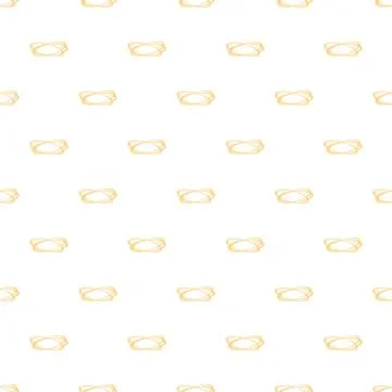 Hand drawn orange irregular circles seamless pattern イラスト素材