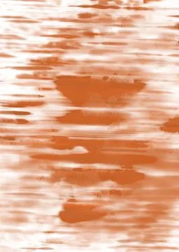 Hand drawn orange spring summer abstract shapes Stock Illustration