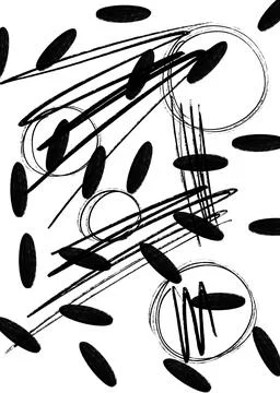 Hand-drawn original pencil pattern background elements and shapes Stock Illustration