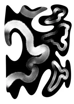 Hand-drawn original pencil pattern background elements and shapes Stock Illustration