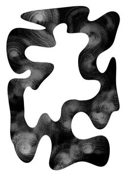 Hand-drawn original pencil pattern background elements and shapes Stock Illustration