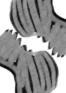 Hand-drawn original pencil pattern background elements and shapes Stock Illustration