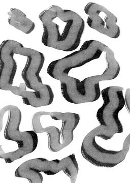 Hand-drawn original pencil pattern background elements and shapes Stock Illustration