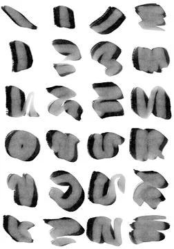 Hand-drawn original pencil pattern background elements and shapes Stock Illustration