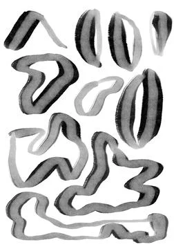 Hand-drawn original pencil pattern background elements and shapes Stock Illustration